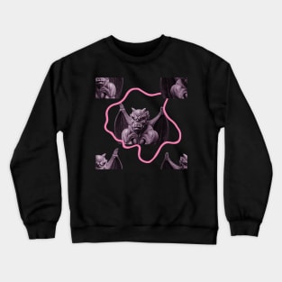 gargoyle pattern Crewneck Sweatshirt